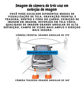 Câmera Veicular Automotiva com Gravação Full HD