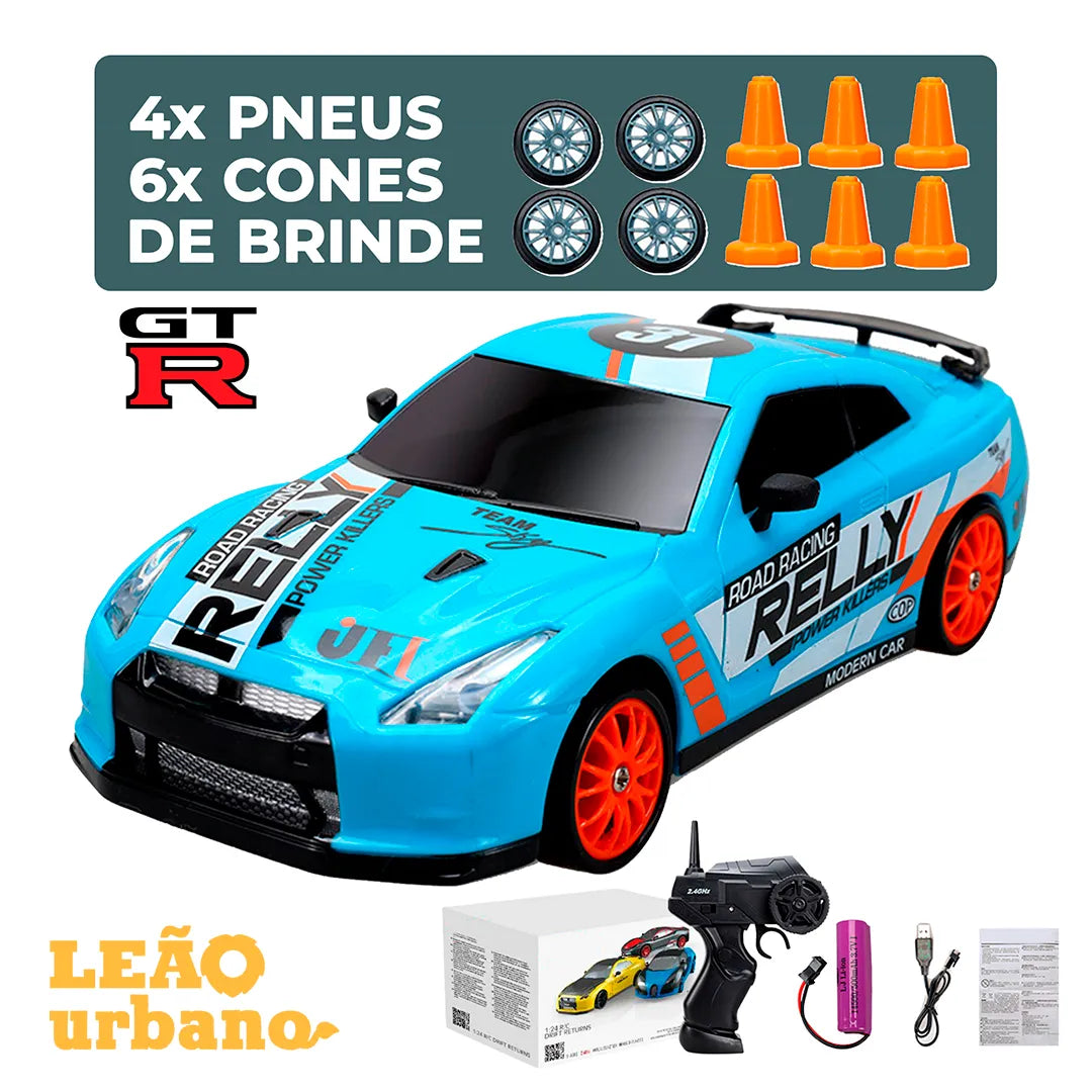 Carrinho de DRIFT de Controle Remoto Premium