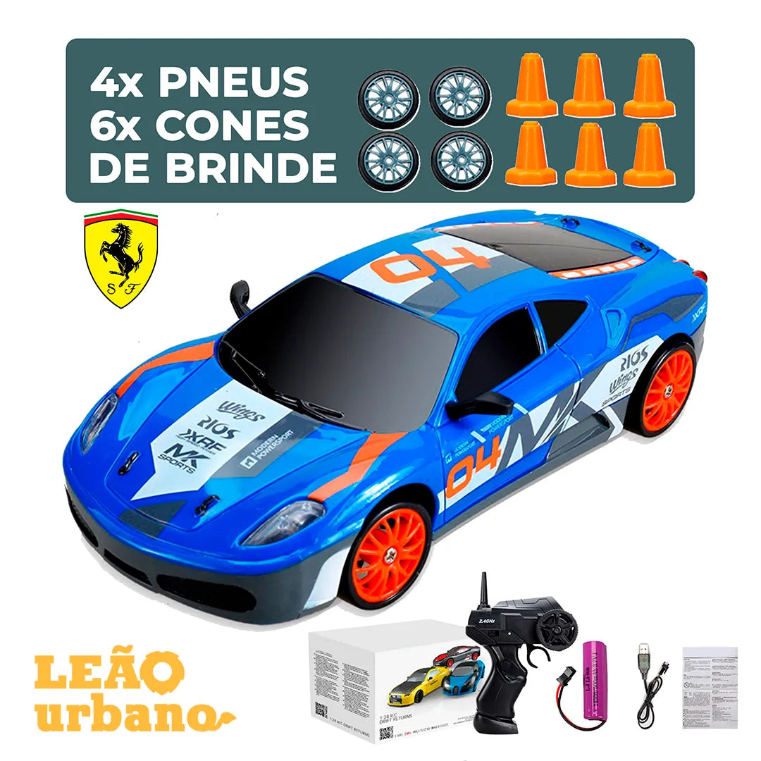 Carrinho de DRIFT de Controle Remoto Premium