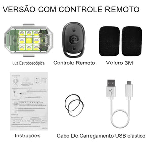 Lâmpada Flash Led Controle Remoto Sem Fio - Luminix 3.0