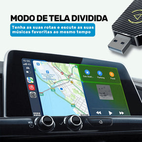 DriveCast - Adaptador Inteligente Carplay e Android Auto Sem Fio